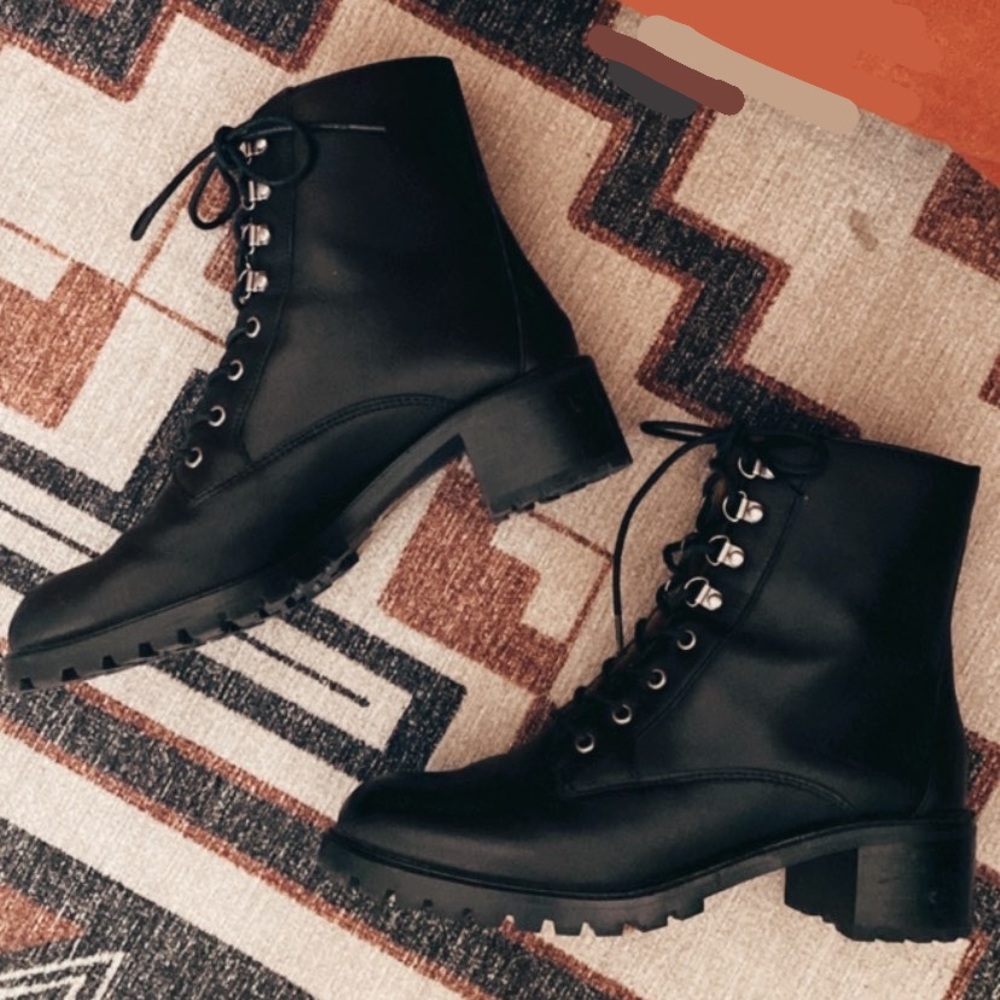 Madewell combat boot, military style 7.5